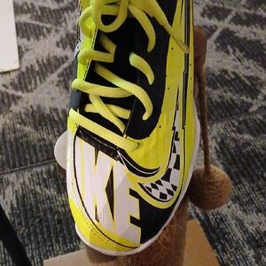 Nike Kids Neon Yellow and Black Sneakers